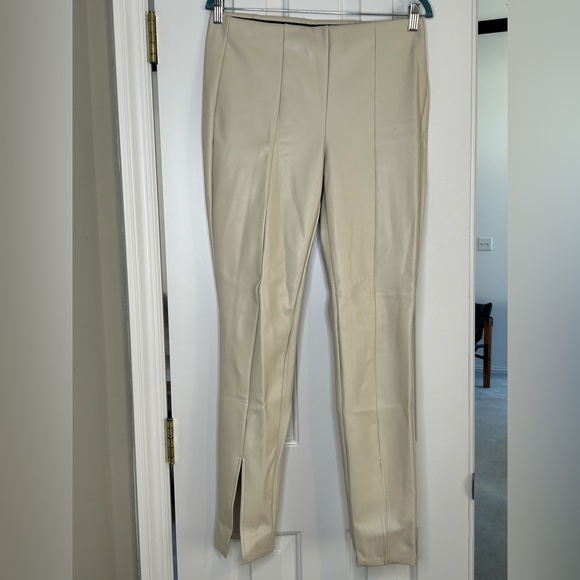 Calvin Klein Vegan Leather Pants - Picture 1 of 4